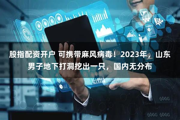 股指配资开户 可携带麻风病毒！2023年，山东男子地下打洞挖出一只，国内无分布